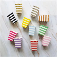 Paper popcorn buckets